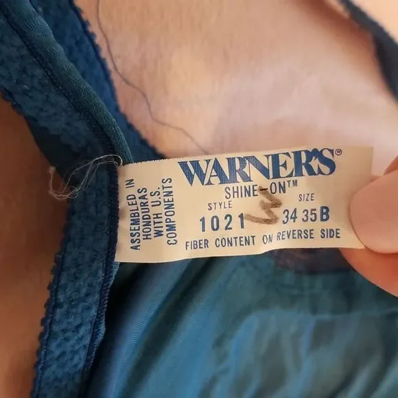 Vtg Warner's Lace & Satin Shine-on  Bra 34B - Picture 6 of 6